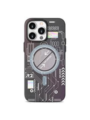 Luminous Circuit Board Night Glue Radium Hard Back Cover Case for Iphone