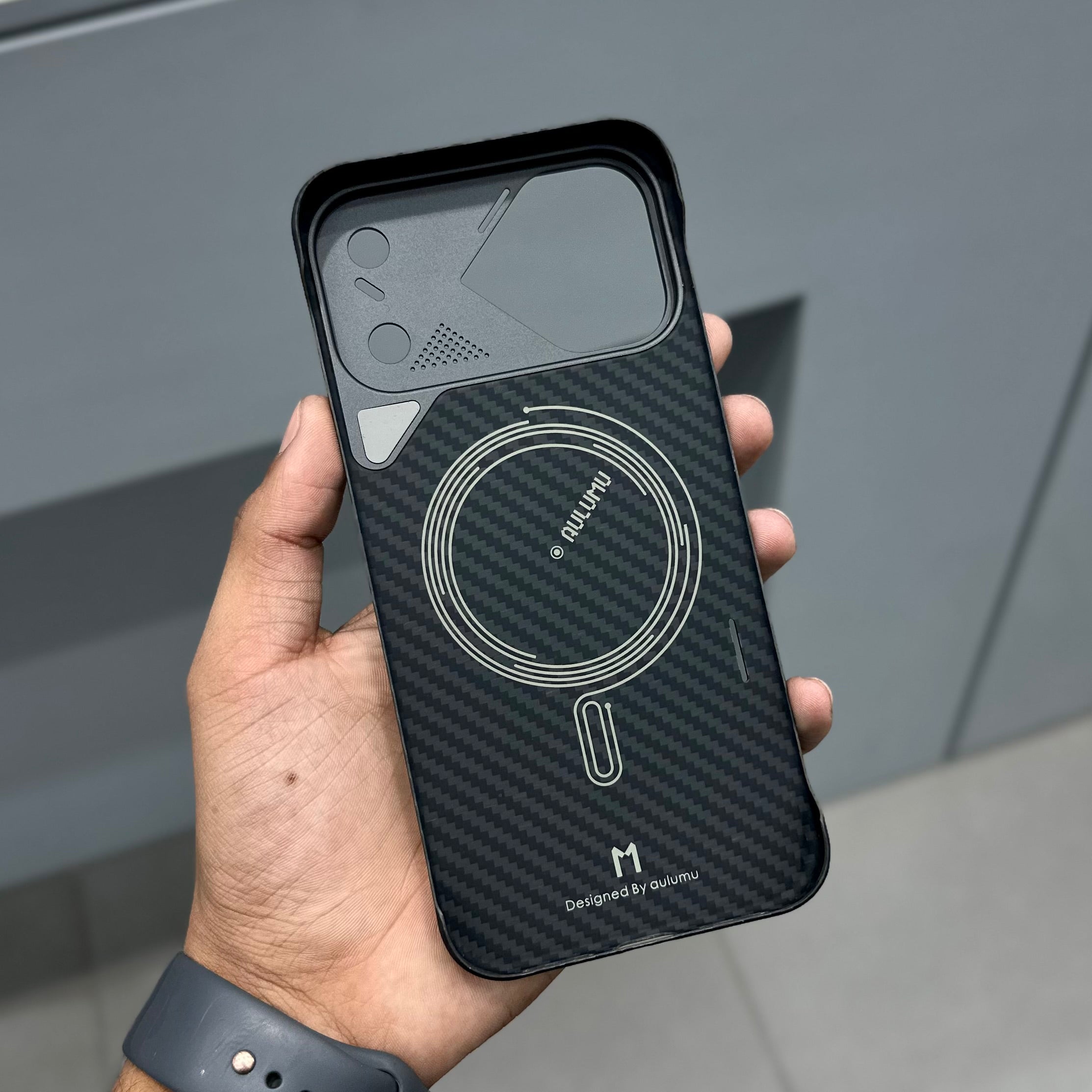 ALUMU ARMID FIBER CASE - BLACK ( No. 2621 ) Mobile Case by CoverMeUp - Style 5