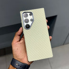 LUXO CARBON CASE SAMSUNG - LIGHT BROWN ( No. 2524 ) Mobile Case by CoverMeUp