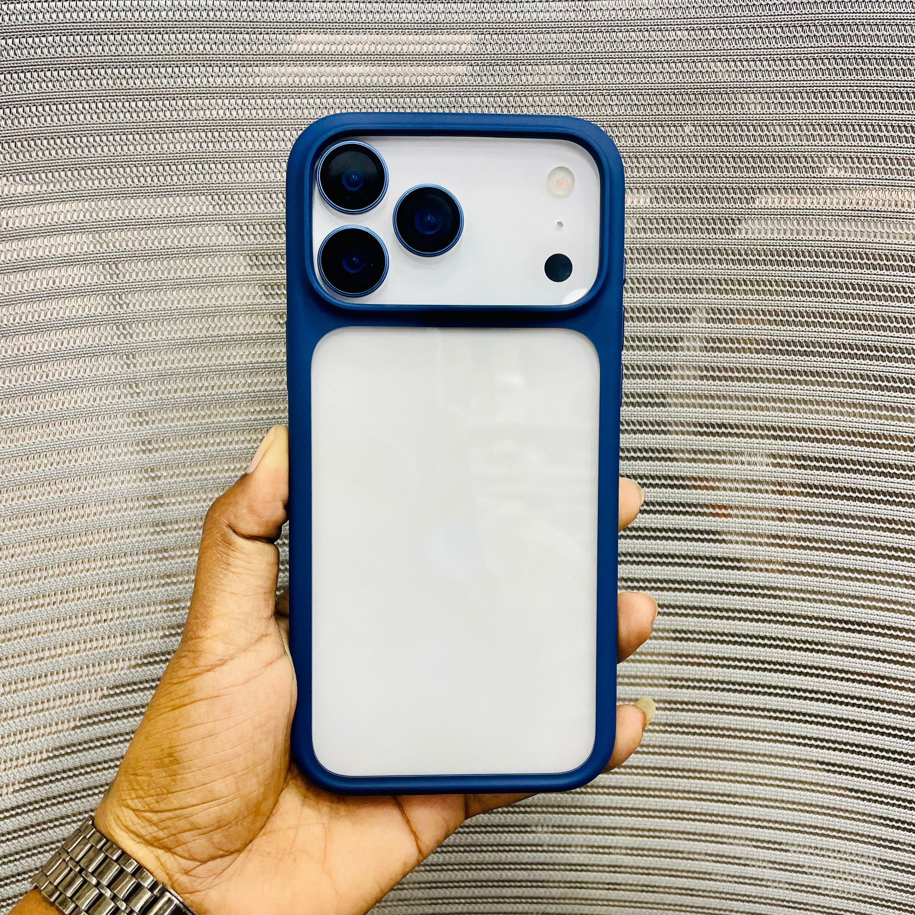 EdgeView Transparent Shock iPhone 17 Pro Max Case