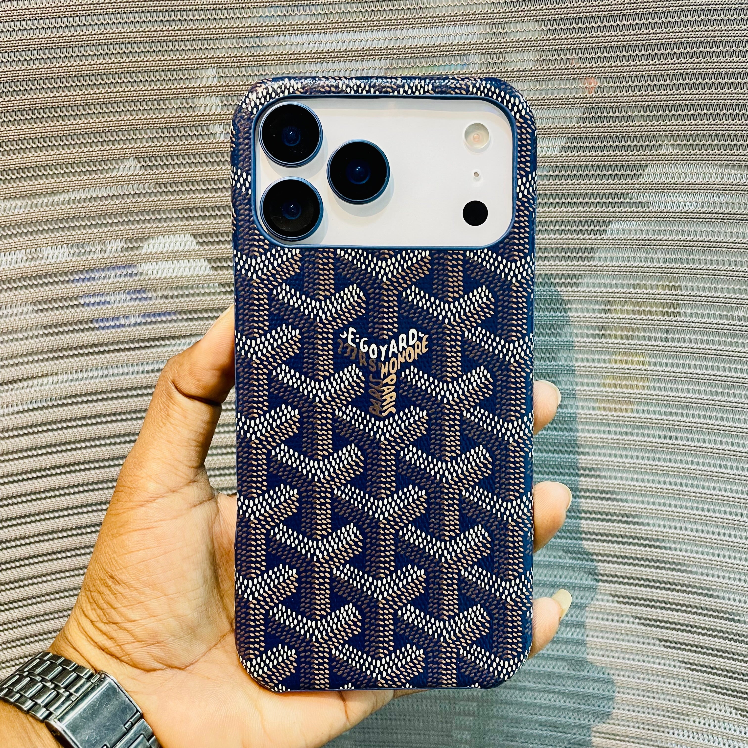 Luxe Printed Inner Fur iPhone 17 Pro Max Case