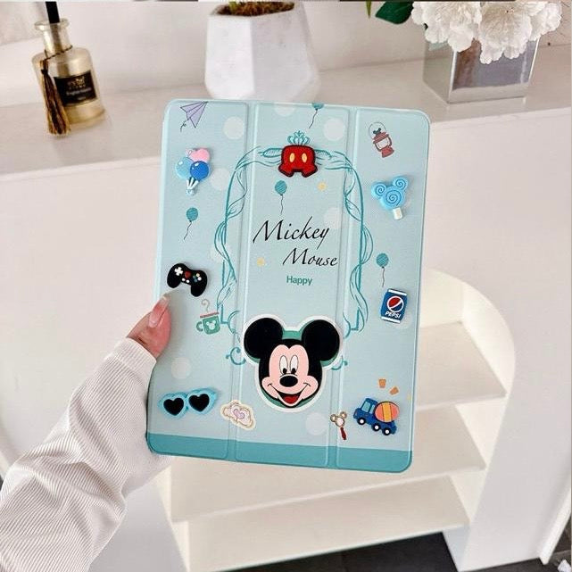 Mickey Mouse - 3D Cartoon Printed iPad Case