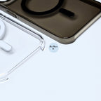Protective Apple iPhone Back Cover - Premium Slim Fit Transparent MagSafe Case for iPhone - Style 7