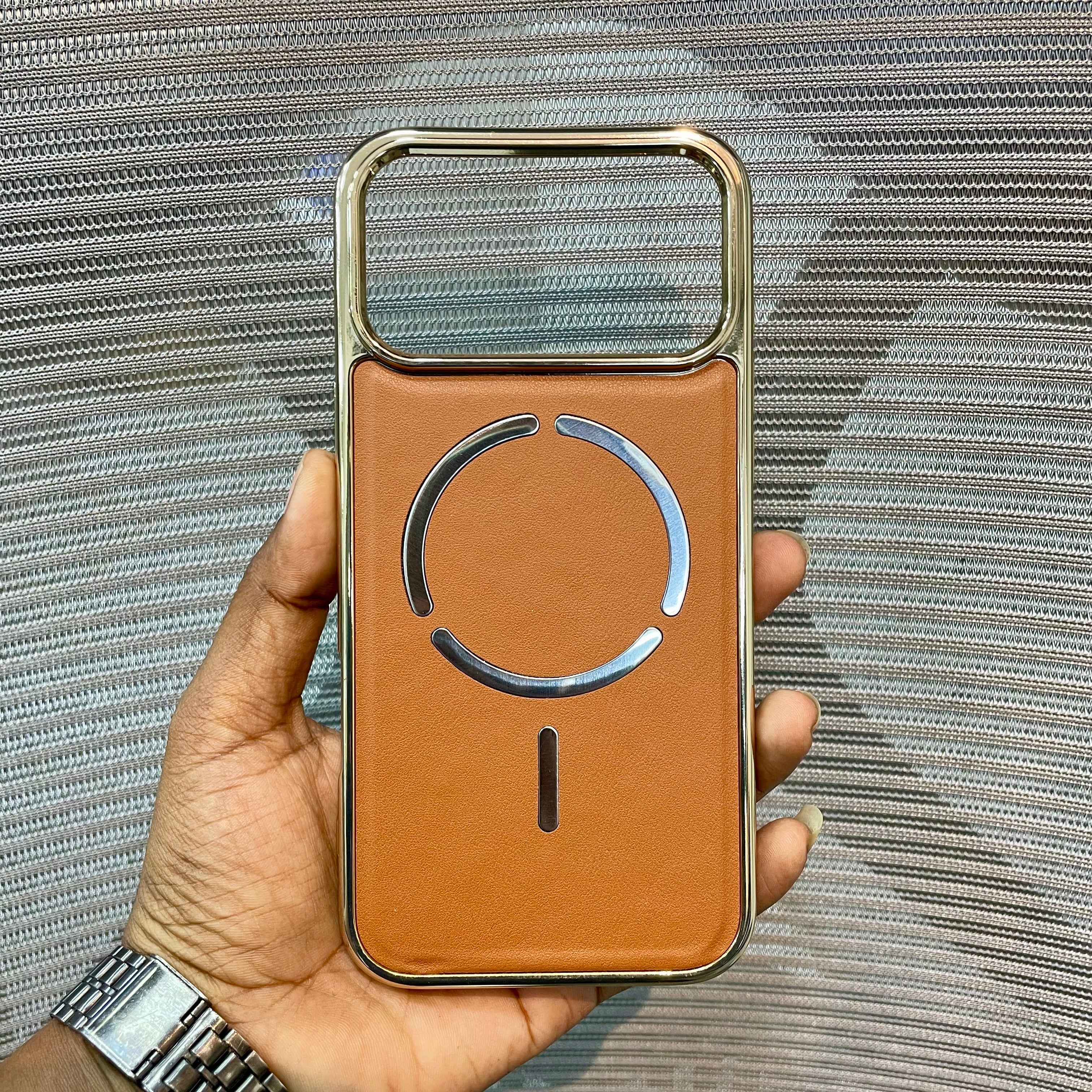 LeatherAura MagSafe Protective iPhone 17 Pro Max Case