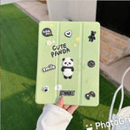 Panda - 3D Cartoon Printed iPad Case Mobile Case by CoverMeUp