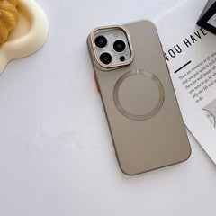 Luxury Frosted Hard Case with Camera Shutter for iPhone