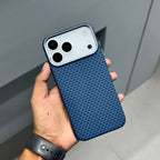 Lito Carbon with Magsafe Case-Blue ( No. 2109 ) Mobile Case by CoverMeUp