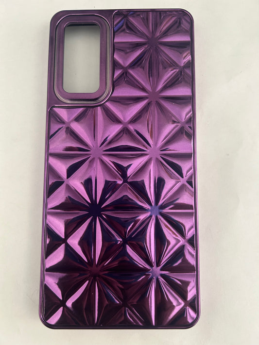 Grid Patter Deep Purple Case for Samsung Galaxy S20 FE