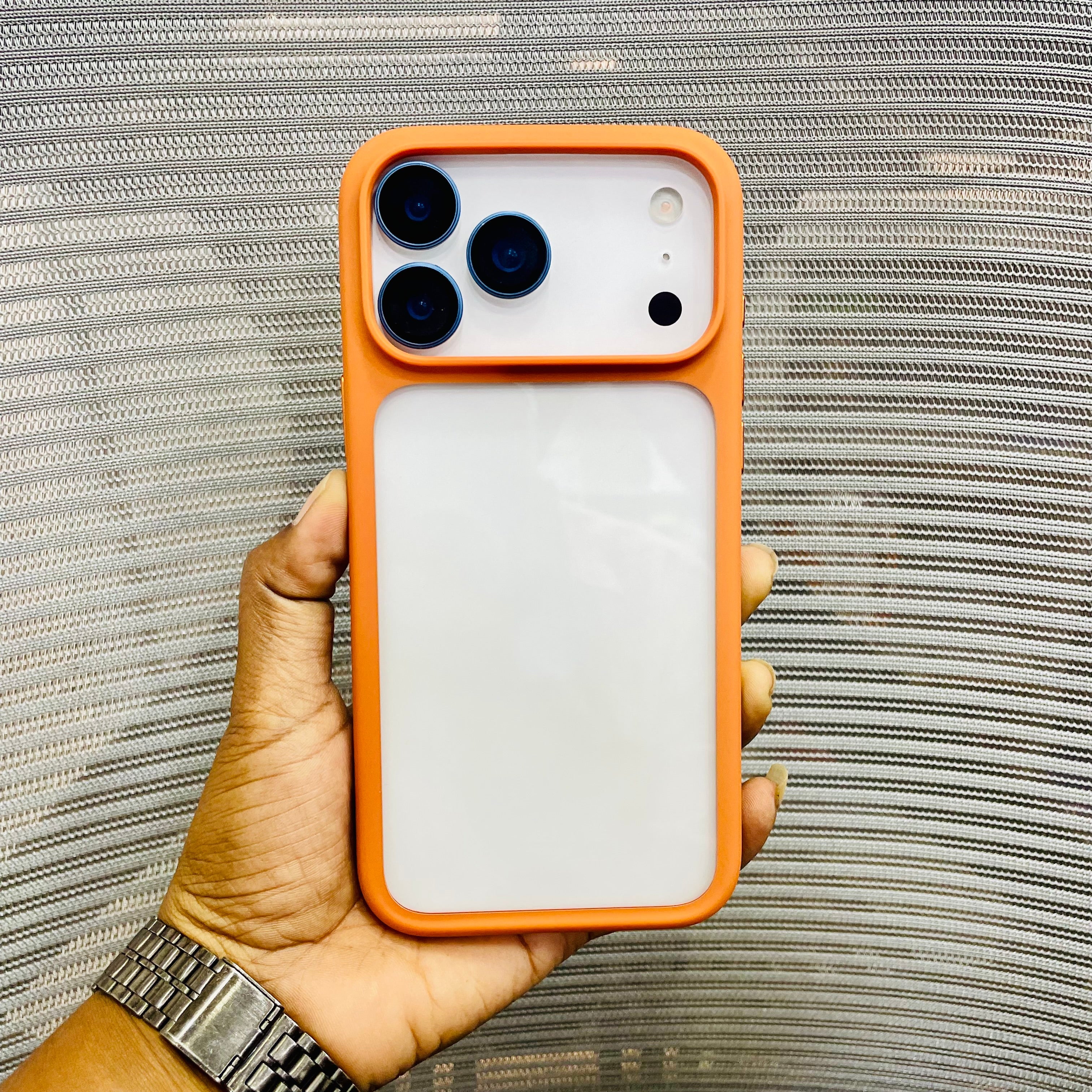 EdgeView Transparent Shock iPhone 17 Pro Max Case