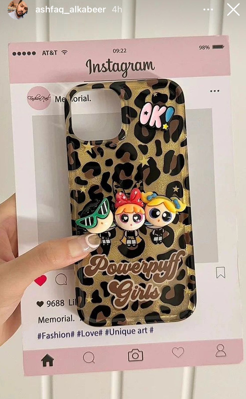 Leopard Print 3D Powerpuff girls Case for iPhone