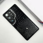 Samsung Galaxy S26 Ultra Luxury Leather Shine Case - Black Mobile Case by CoverMeUp