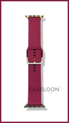 Dark Cherry Silicon Watch Band for 42/44/45 mm