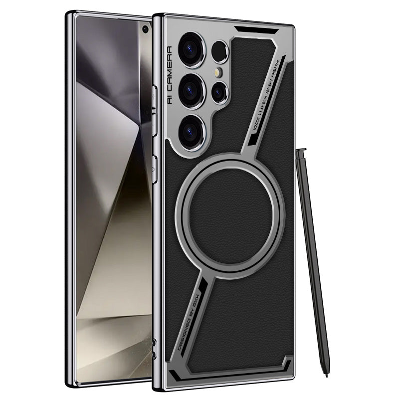Samsung Galaxy S25 Ultra MagSafe Luxe Armor Case Mobile Case by CoverMeUp