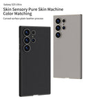 Samsung Galaxy S25 Ultra Durable Matt Leather Guard Case Mobile Case by CoverMeUp - Style 15