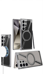 Samsung Galaxy S25 Ultra MagSafe Luxe Armor Case Mobile Case by CoverMeUp - Style 8