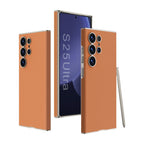 Samsung Galaxy S25 Ultra Durable Matt Leather Guard Case Mobile Case by CoverMeUp - Style 3