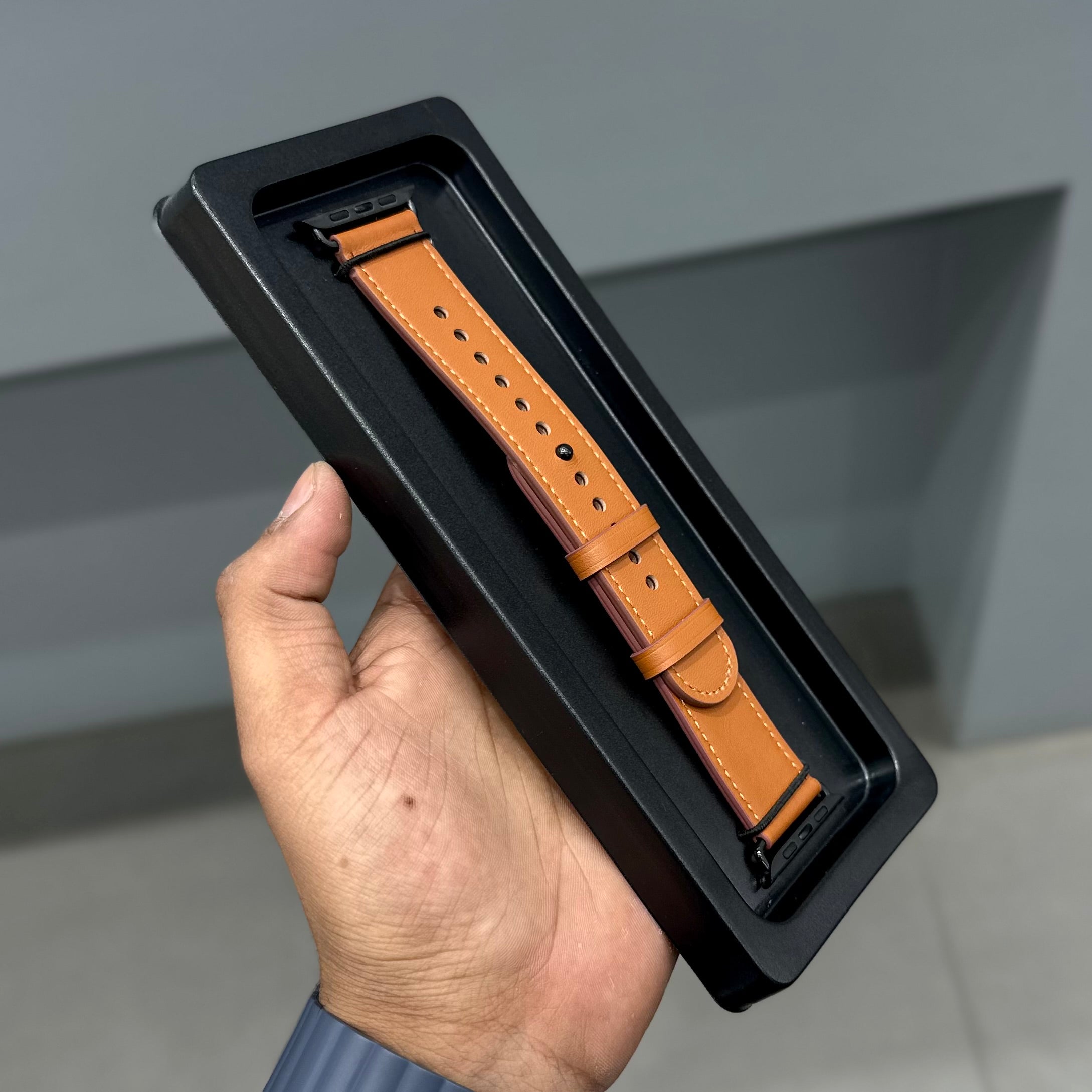 EVIM LEATHER STRAP - LIGHT BROWN ( No. 3571 )