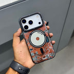 Youngkit Cyber Series Case-Orange ( No. 2051 ) 17 Series Mobile Case by CoverMeUp