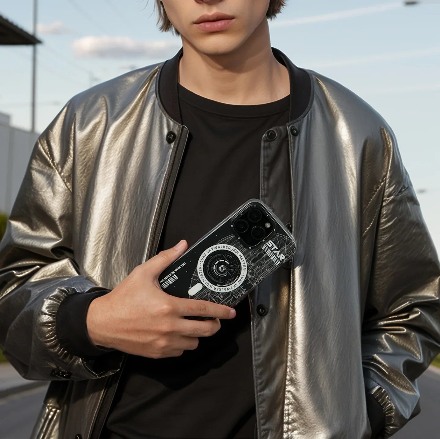 Protective Apple iPhone Back Cover - Premium MagSafe Hard Printed iPhone Case - Style 3