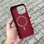 Luxo Grey White Check With Magsafe ( No. 1887 ) Mobile Case by CoverMeUp - Style 3
