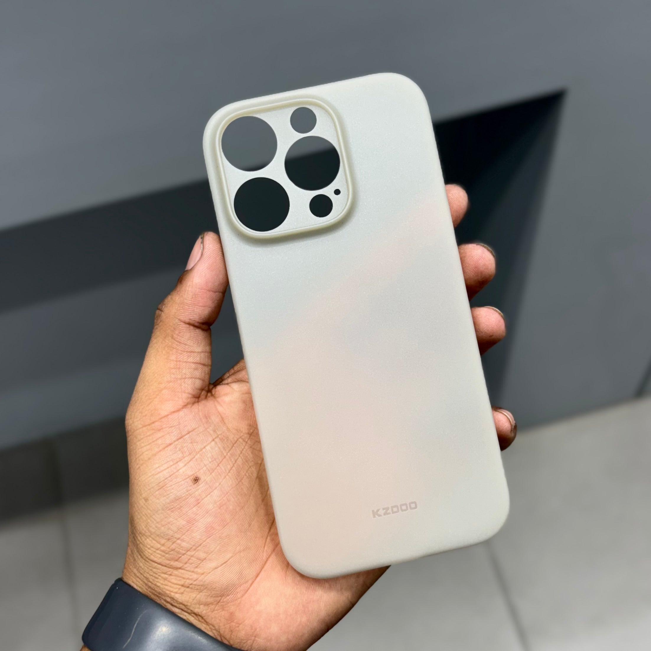 KZDOO AIR SKIN - NATURAL TITANIUM ( No. 2581 ) Mobile Case by CoverMeUp - Style 4
