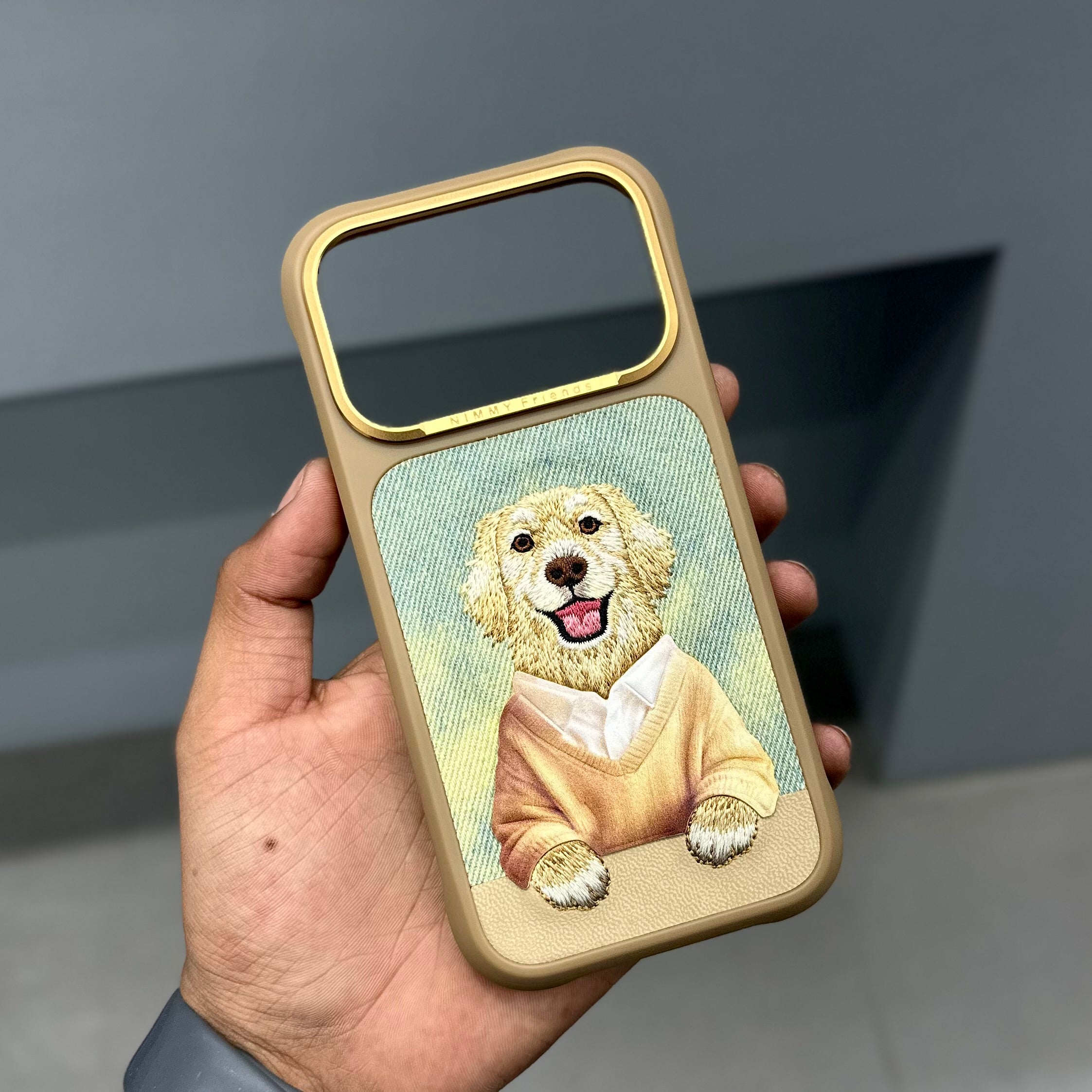 NIMMY GALTEN SERIES MAGSAFE-BROWN GOLDEN RETRIEVER ( No. 3350 )