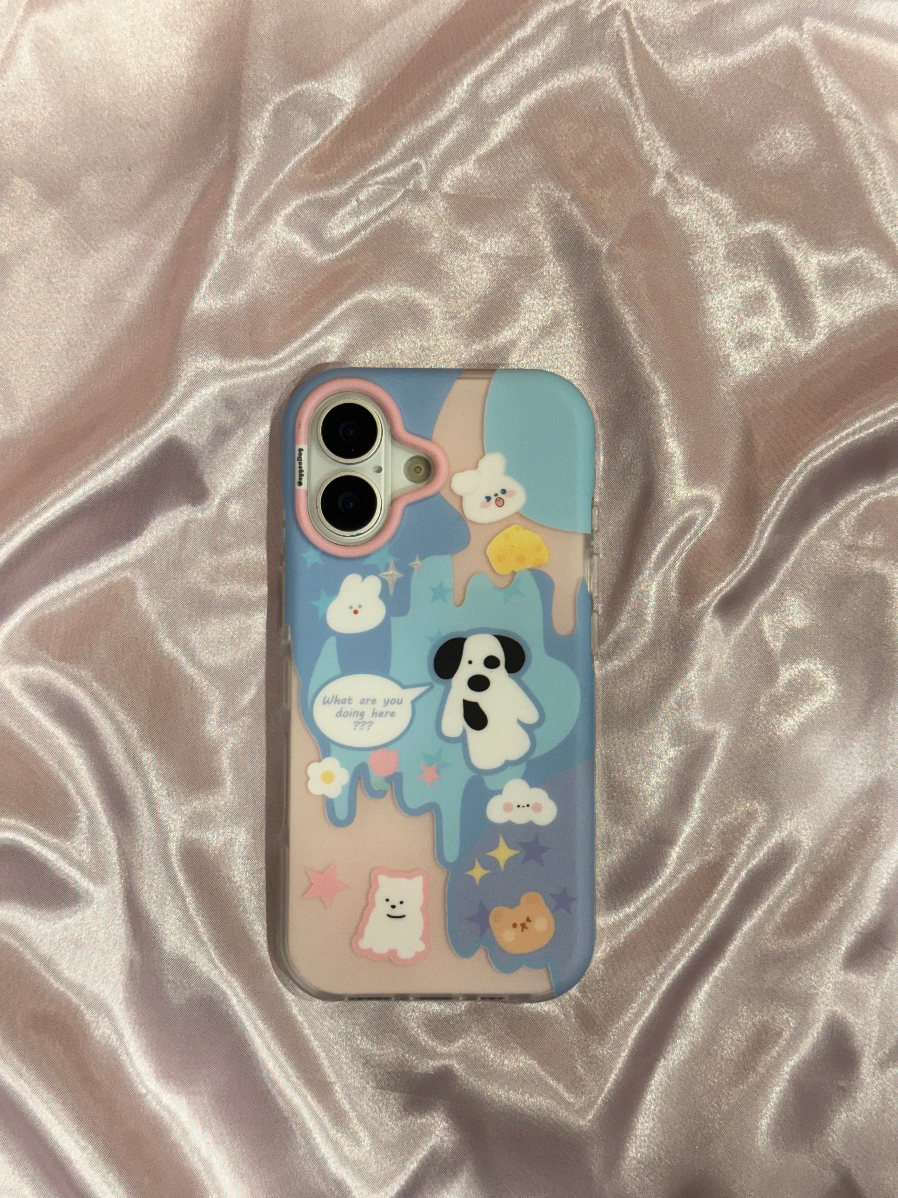 Cartoon Designer Matte Finish Case for iPhone 17