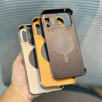 Protective Apple iPhone Back Cover - Auréum MagSafe Leather iPhone 17 Pro Case - Style 9
