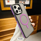 Protective Apple iPhone Back Cover - TintEdge Matte MagSafe iPhone 16 Series Case - Style 9