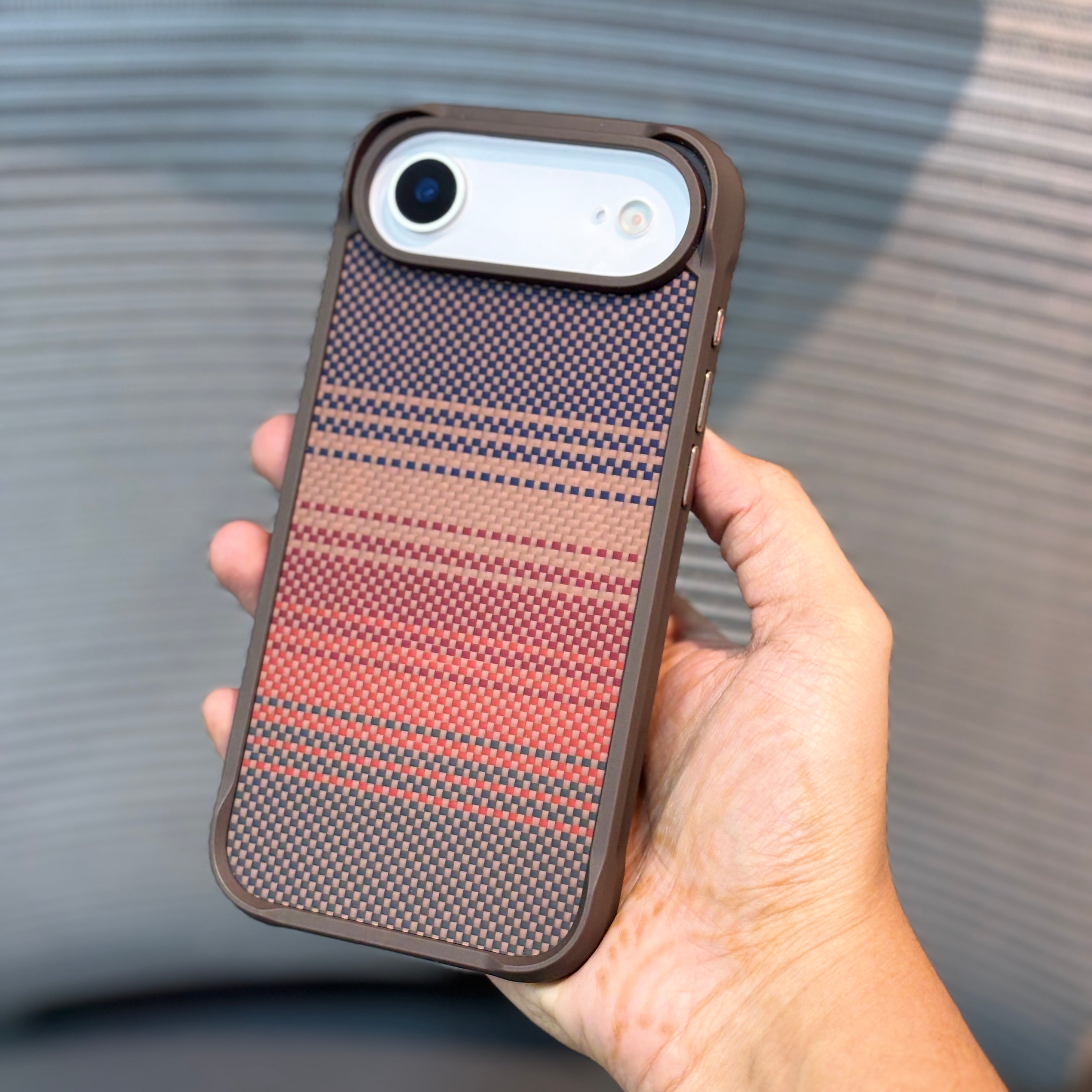Protective Apple iPhone Back Cover - RedCarbon MagSafe iPhone Air Case - Style 3