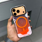 YOUNGKIT LIQUID SAND with Magsafe - Orange ( No . 2313 ) Mobile Case by CoverMeUp
