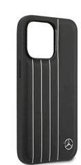 Urban Stripe Protective Black Leather Case for iPhone with metallic luxury car logo Season Made