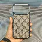 LogoLuxe Leather iPhone 17 Series Case