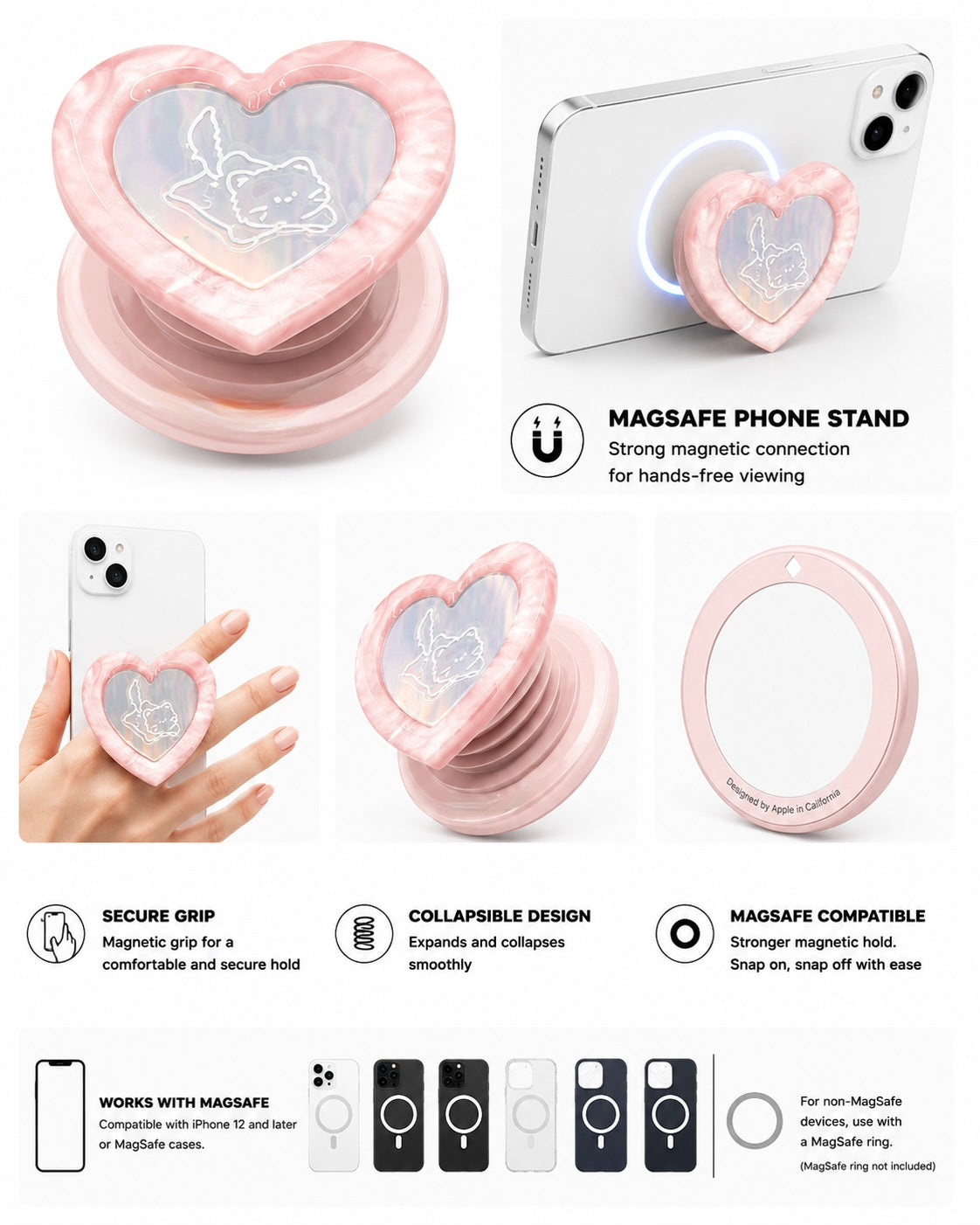MagSafe Designer Pop Socket (Design 07)