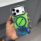 YOUNG KIT LIQUID SAND wiith Magsafe - Green ( No. 2256 ) Mobile Case by CoverMeUp - Style 3