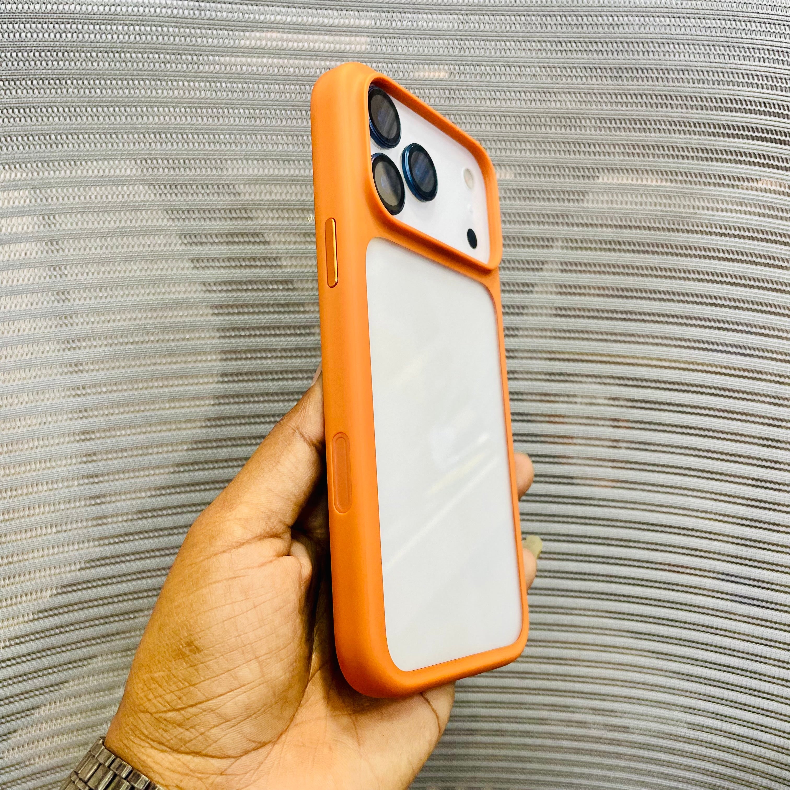 EdgeView Transparent Shock iPhone 17 Pro Max Case