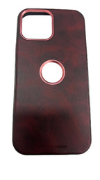 PULOKA SOLEMN LOGO CUT GENIUNE LEATHER CASE Mobile Case by CoverMeUp - Style 4