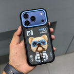 NIMMY DOG CHAIN CASE - BLACK BLUE ( No. 2531 )