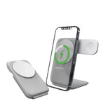TriFold Luxe 3-in-1 Wireless Charger Stand Mobile Case by CoverMeUp - Style 7