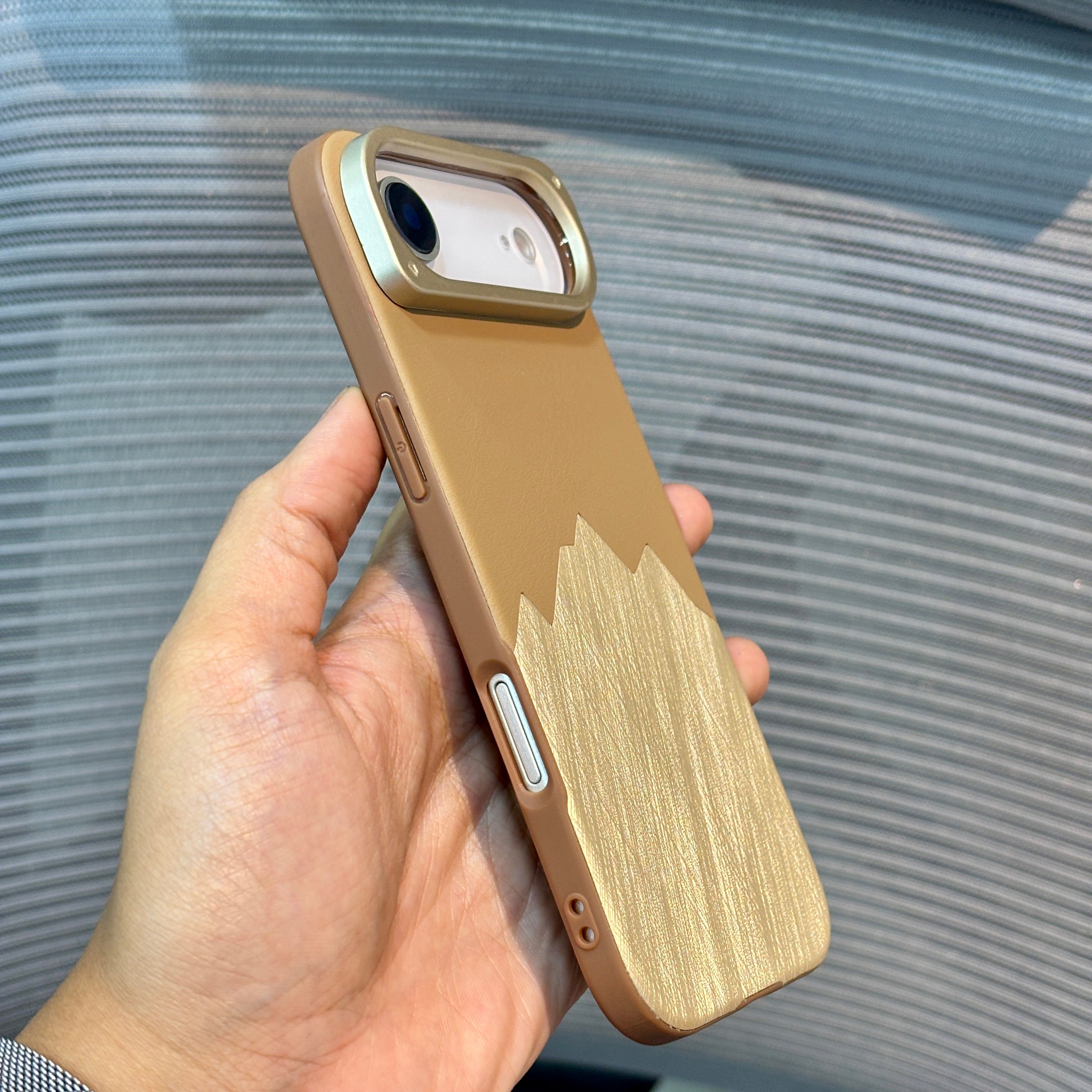 Protective Apple iPhone Back Cover - Foiluxe Leather Gloss iPhone 17 Case - Style 4