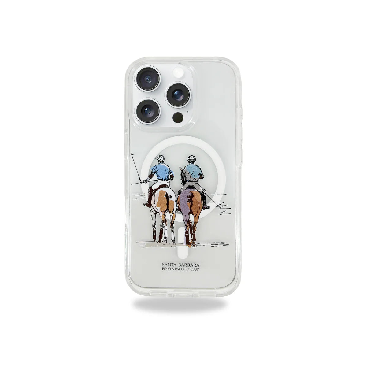 Santa Barbara Polo Raquet Club Willie Series for iPhone 16 (Transparent)