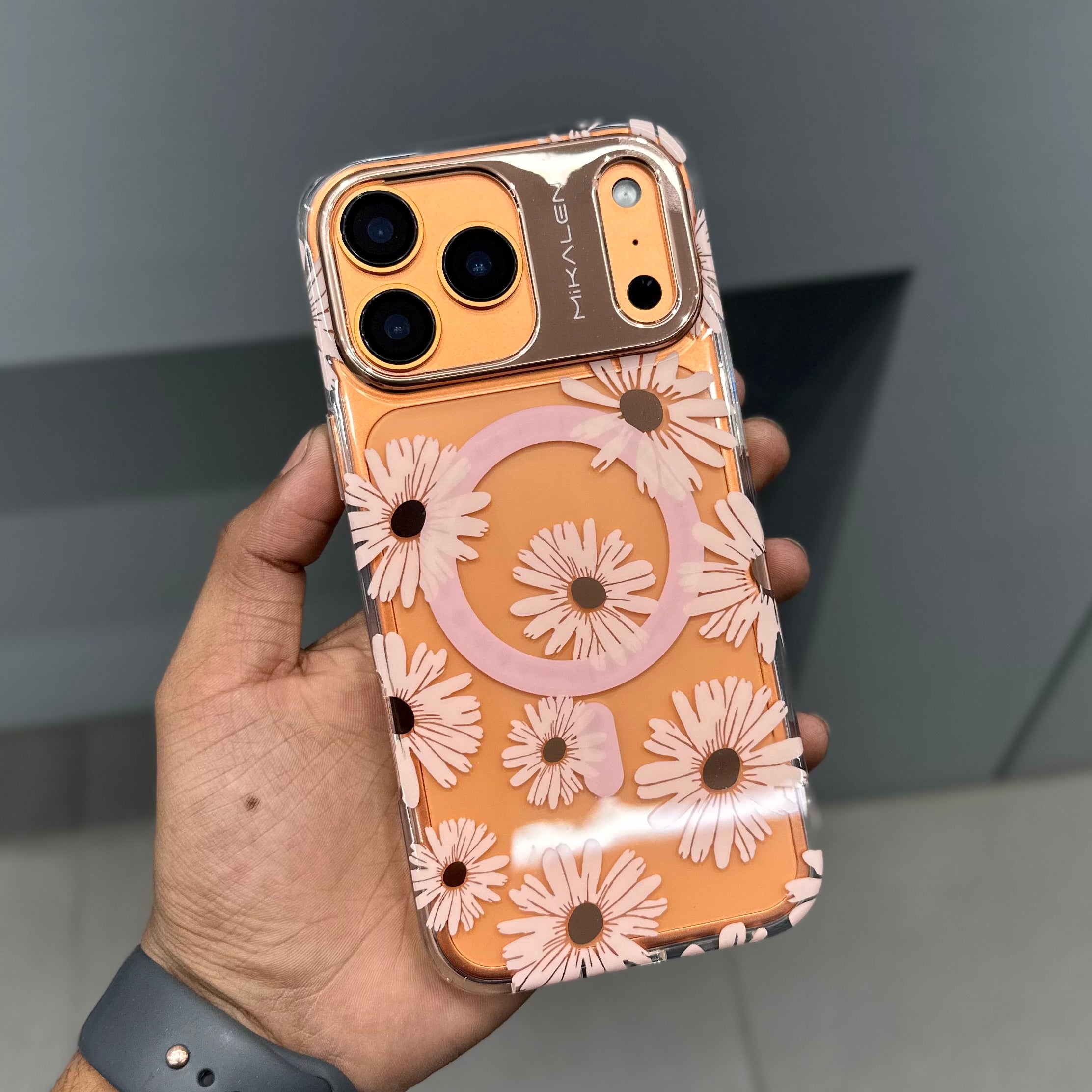 MIKALEN FLOWER CASE WITH ACC - COPPER 2.0 ( No. 2881 ) Mobile Case by CoverMeUp - Style 2