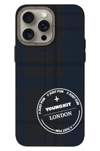 Protective Apple iPhone Back Cover - Famous City Trip YOUNGKIT Kevlar 1500D MagSafe Shockproof Back Cover iPhone Case - Style 5