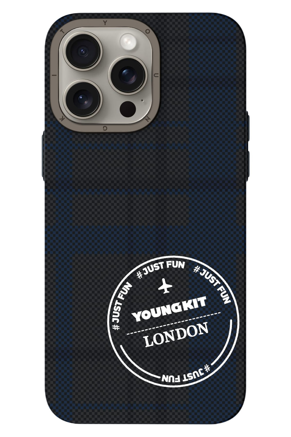 Famous City Trip YOUNGKIT Kevlar 1500D MagSafe Shockproof Back Cover iPhone Case