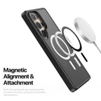 Samsung Galaxy S25 Ultra Matte Shockproof Magsafe Case - Black Mobile Case by CoverMeUp - Style 5