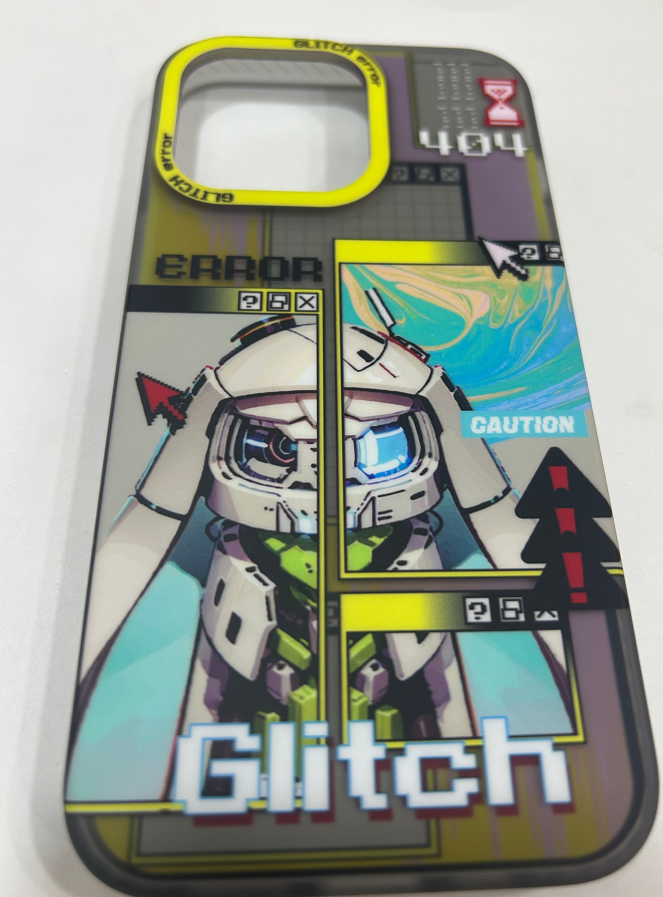 HD Print Phone case for iPhone Glitch error print