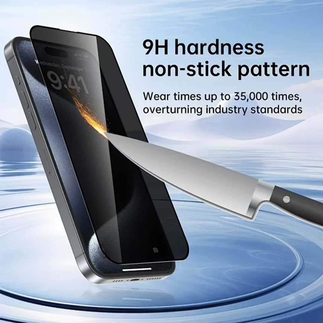 Santa Barbara Polo Raquet Club Ultra HD PRIVACY Tempered Glass Protector for iPhone 17 Pro / 18 Pro Max (Privacy HD)