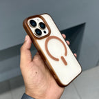 SILKLINE CASE WITH MAGSAFE TPU - BROWN ( No. 2646 )