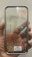 Trending Transparent Bow Soft Silicon Case for iPhone