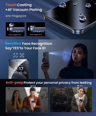 Santa Barbara Polo Raquet Club Ultra HD PRIVACY Tempered Glass Protector for iPhone 17 Pro Max (Privacy HD)